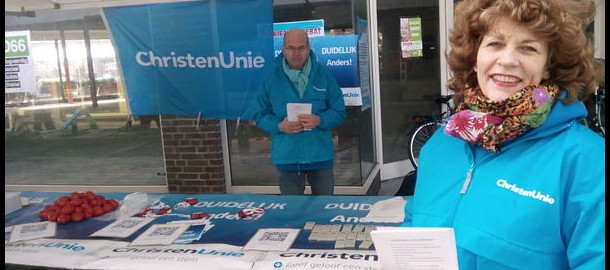 Voor de kraam